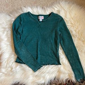 Lettuce-Edge Long Sleeve Shirt